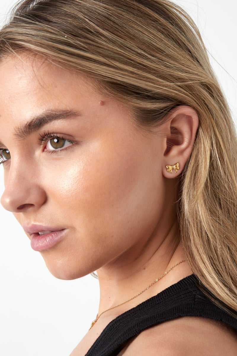 ear studs cute bow