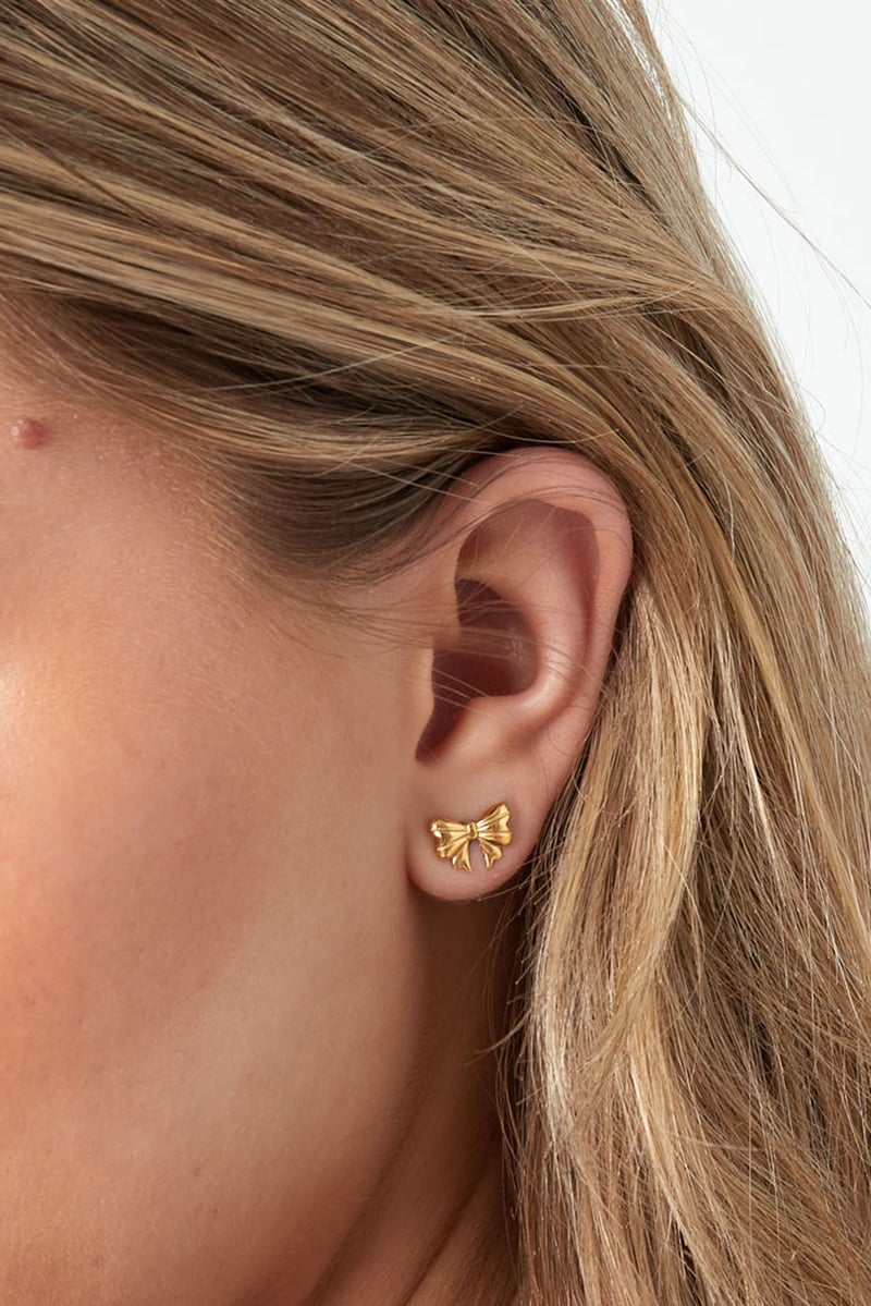 ear studs cute bow