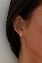tulip stud earrings