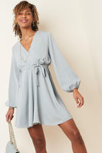 Chiffon jurk Zwart S