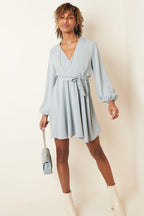 Chiffon jurk Zwart S