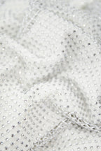 Lange sparkly jurk - zwart - S