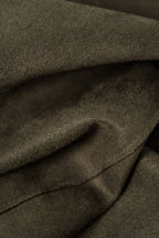 Classic trench coat suede - green S