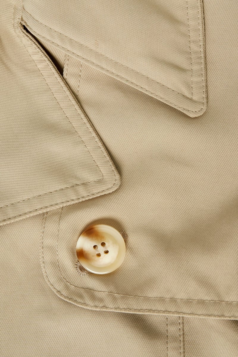 Long basic trench coat - beige S