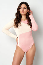 Body organic ying yang - pink white