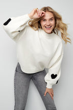 Comfort Heart Knit sweater