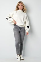 Comfort Heart Knit sweater