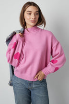Comfort Heart Knit sweater