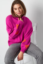 Comfort Heart Knit sweater