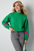 Comfort Heart Knit sweater