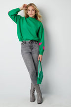 Comfort Heart Knit sweater