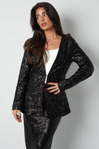 Glitter blazer