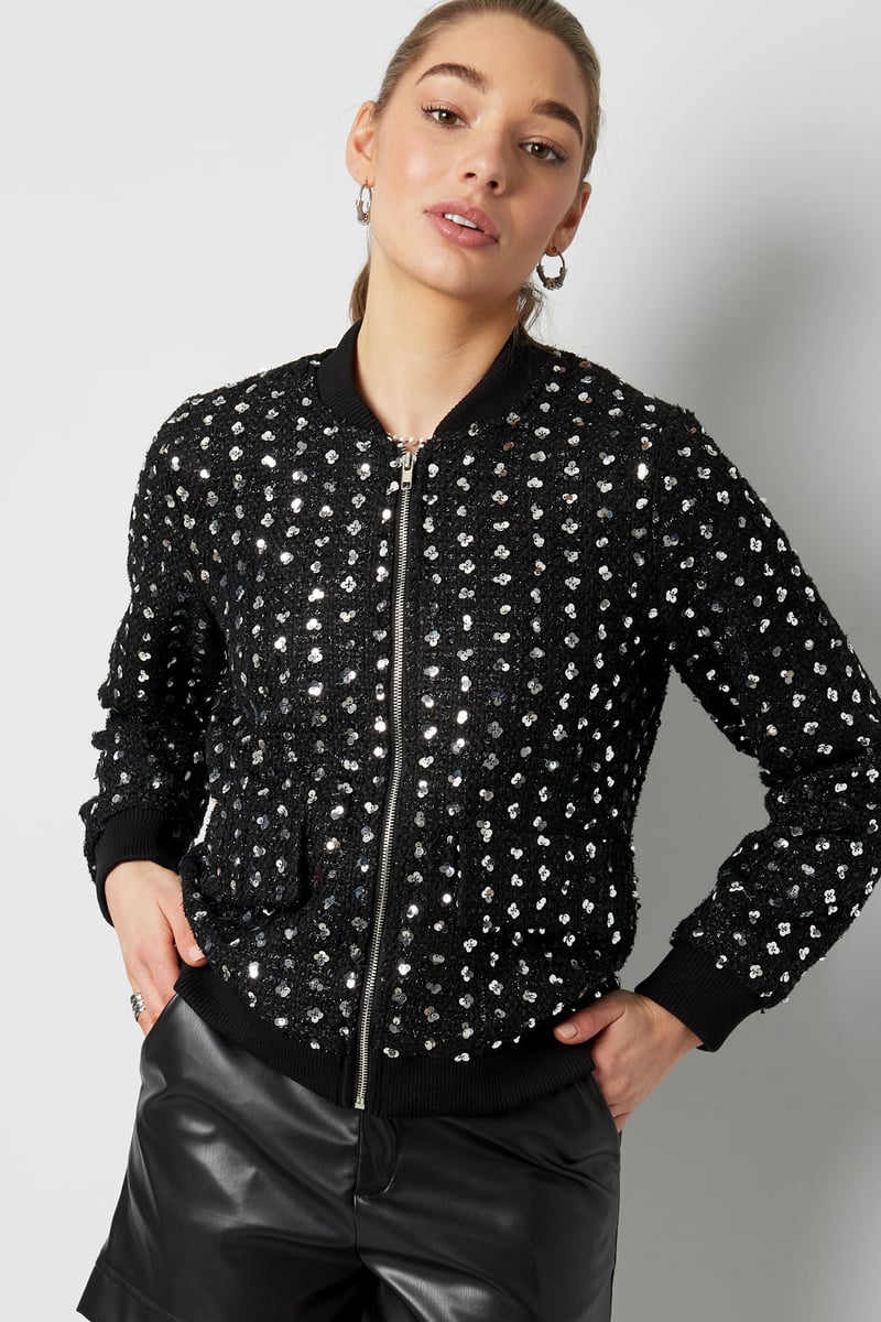 Bomber jacket sparkly day