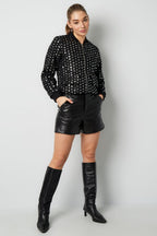 Bomber jacket sparkly day