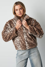 Leopard print jacket