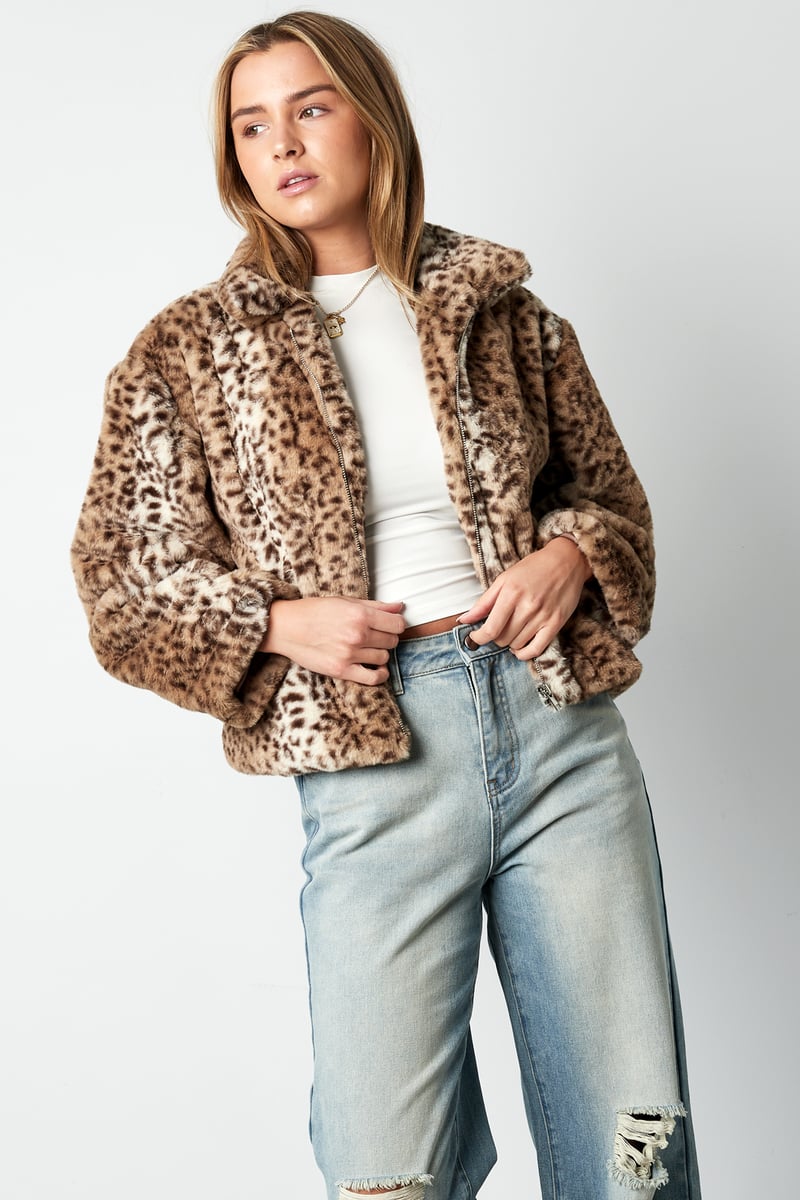 Leopard print jacket