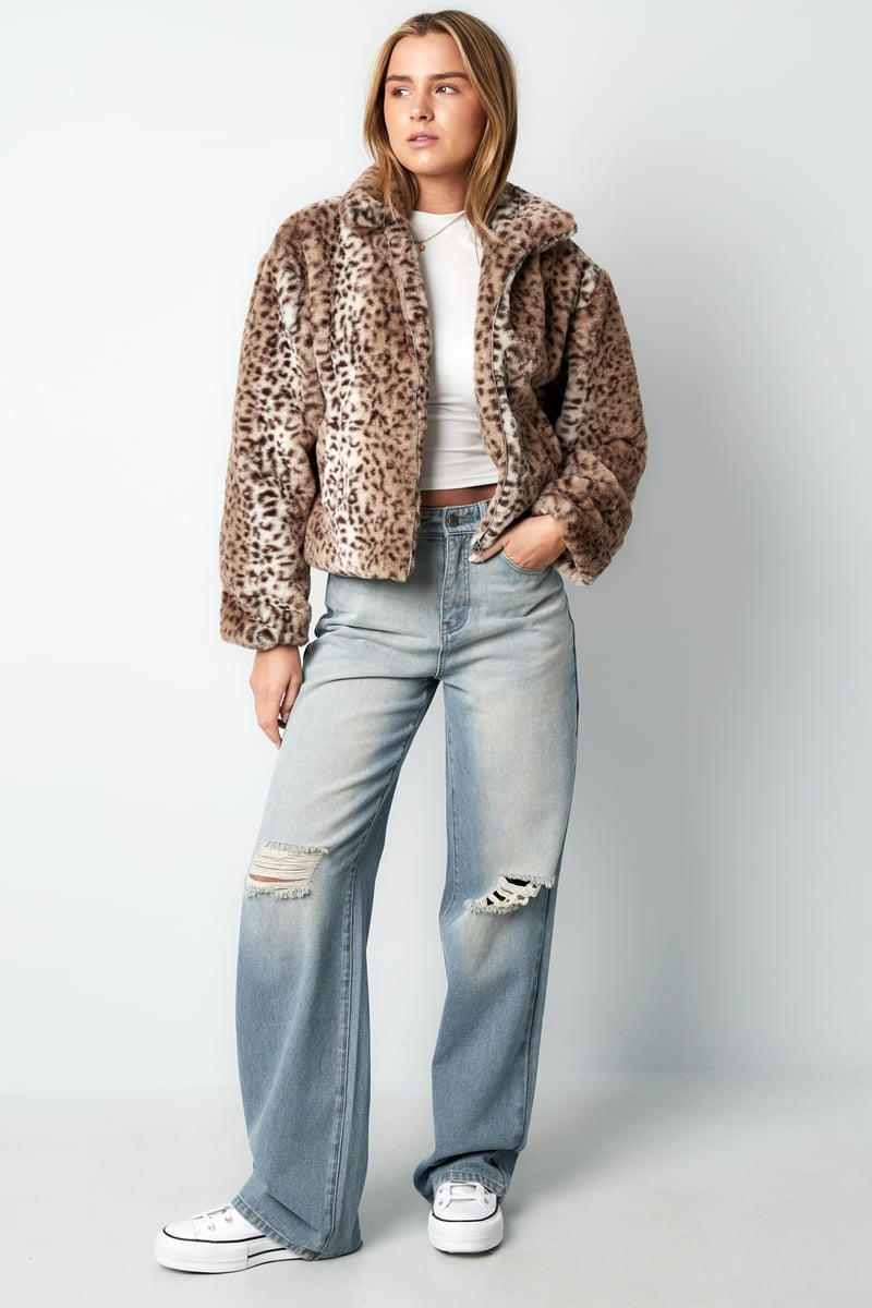 Leopard print jacket
