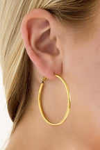 Basic Hoop earrings L