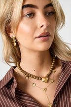 Acrylic Beaded Necklaces Heart Casual Daily Simple Series Women's jewelry