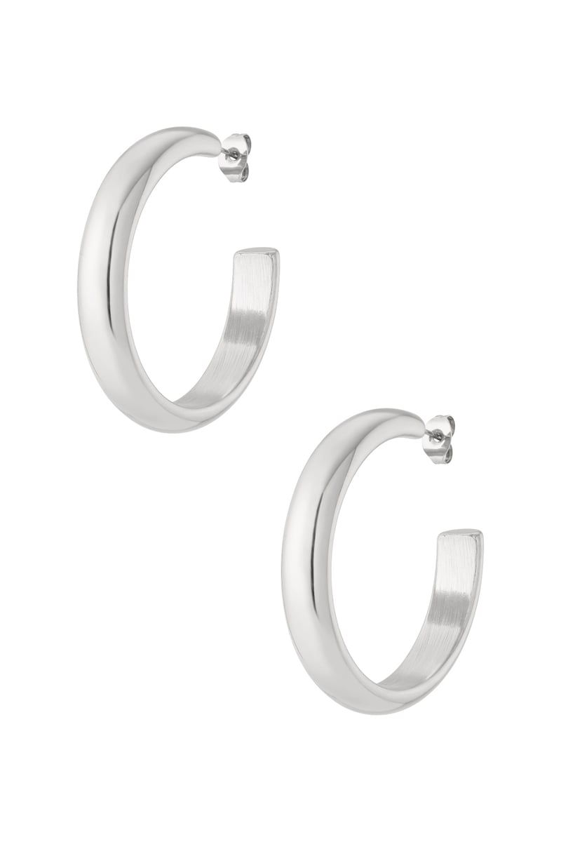 Halo hoop earrings