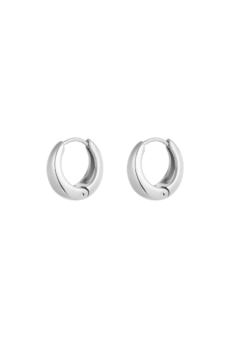 medium basic hoop earrings