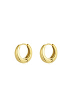 medium basic hoop earrings
