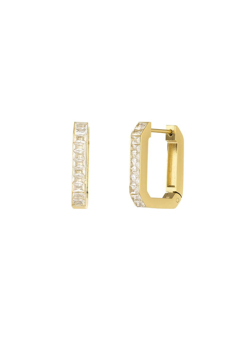 rectangular diamond earrings