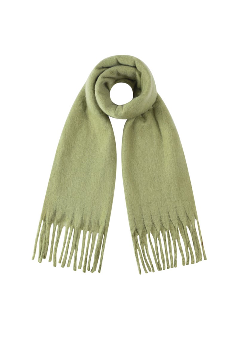 Colorful winter scarf