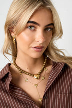 Acrylic Beaded Necklaces Heart Casual Daily Simple Series Women's jewelry