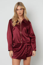 Satin Look Jacket