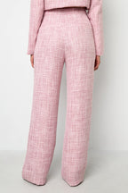 Polyester fiber (polyester) Straight pants Checkered Elegant Fall/Winter  Clothes