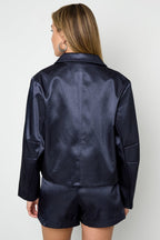 Satin Look Jacket