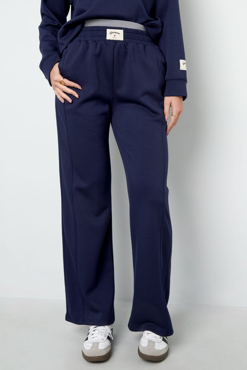 Polyester fiber (polyester) Straight pants Solid color Sporty All Fit  Clothes