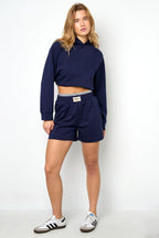 Polyester fiber (polyester) Hoodies & Sweatshirts Solid color Sporty All Fit  Clothes