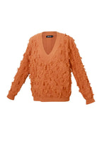 Vneck Fluffy Knit