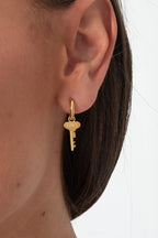 Key to love earrings