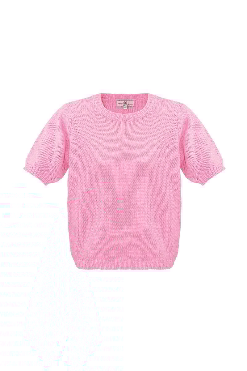 Basic shirt with puffed sleeves