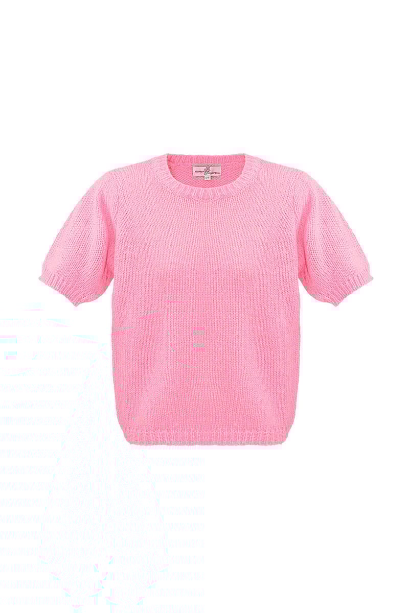 Basic shirt with puffed sleeves