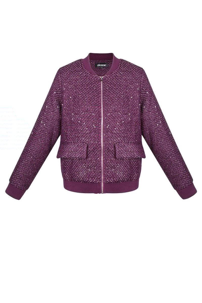 Bomber jacket sparkly day