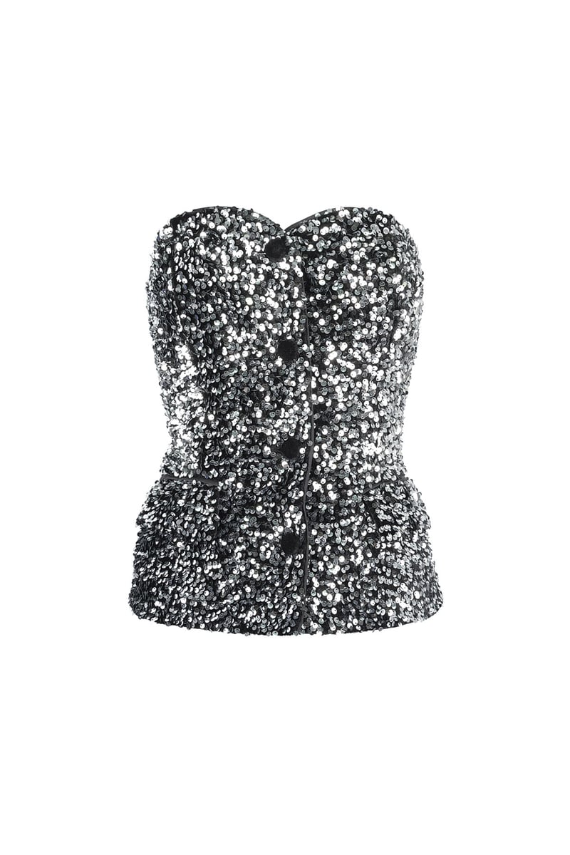 Glitter Corset Top
