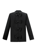 Blazer with bow