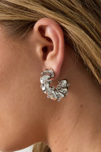 Iron Hoop Earrings circle Elegant Christmas Luxurious Series Women's jewelry