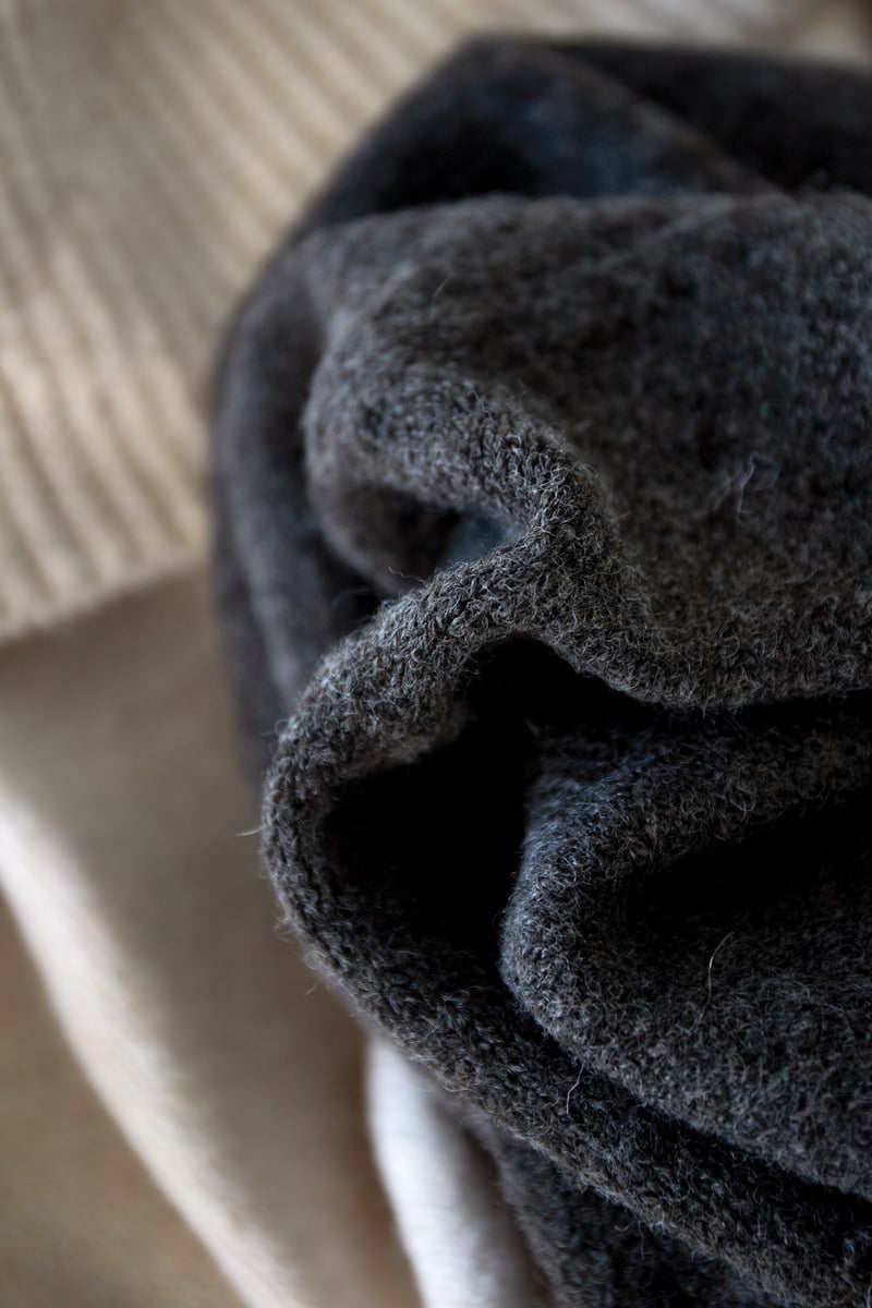 Off the shoulder basic sweater