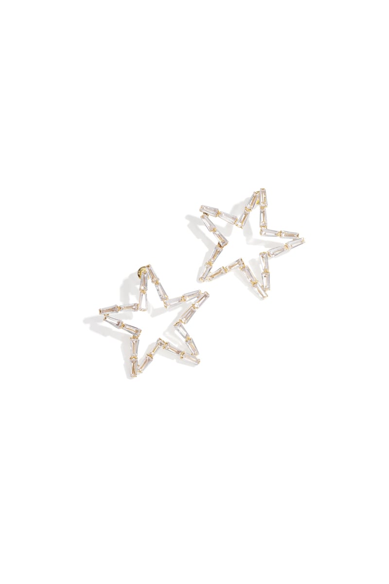Copper Stud Earrings Star Elegant Christmas Luxurious Series Women's jewelry