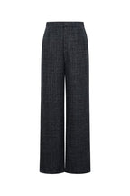 Polyester fiber (polyester) Straight pants Checkered Elegant Fall/Winter  Clothes
