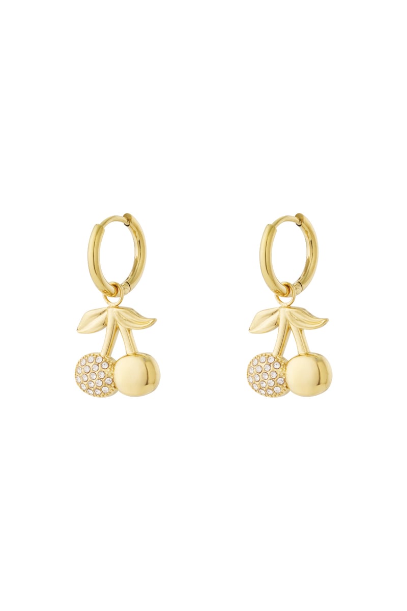 Cherry sparkle earrings
