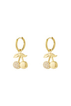 Cherry sparkle earrings