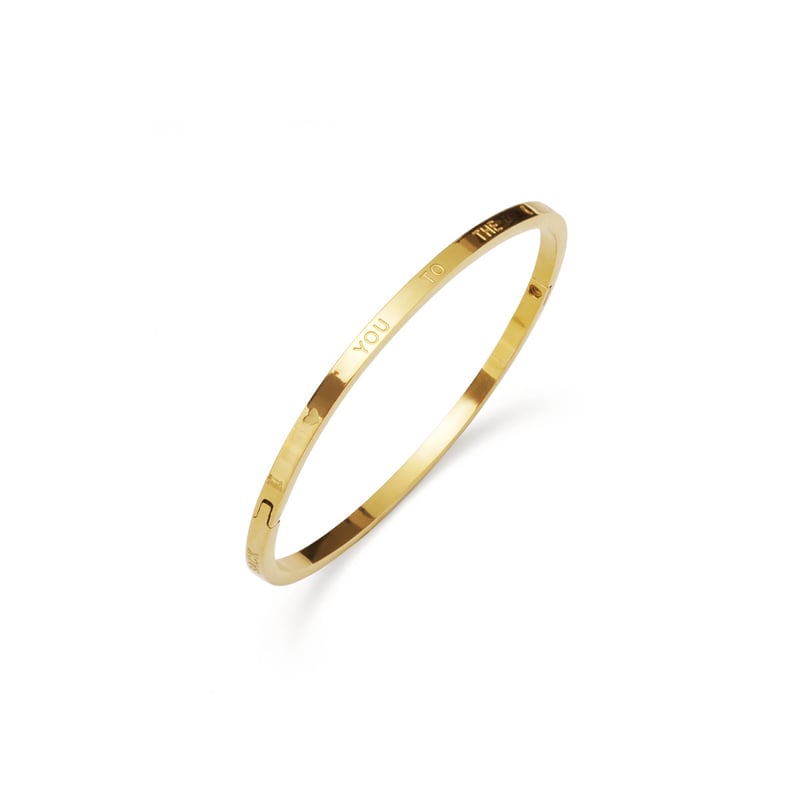 slave bracelet love you to the moon and back small