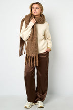Winter scarves Solid Color Casual Polyester Daily