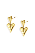 Stainless Steel Drop Earrings Heart Casual Daily Simple Series Women's jewelry